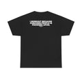 Punching People Is Frowned Upon Tee